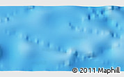 Shaded Relief 3D Map of the area around 26° 1' 26" S, 118° 4' 29" W