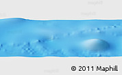 Shaded Relief Panoramic Map of the area around 26° 1' 26" S, 118° 55' 30" W