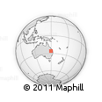 Outline Map of the Area around 26° 1' 26" S, 149° 40' 30" E, rectangular outline