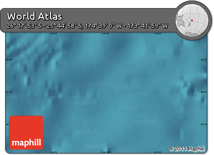 Satellite Map of the Area around 26° 1' 26" S, 174° 10' 30" W