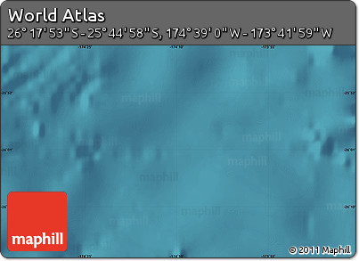 Satellite Map of the Area around 26° 1' 26" S, 174° 10' 30" W