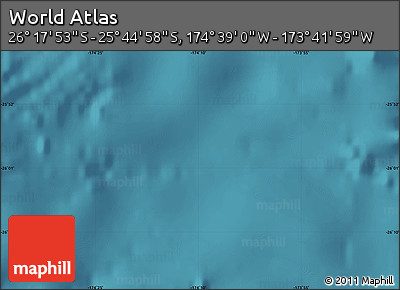 Satellite Map of the Area around 26° 1' 26" S, 174° 10' 30" W