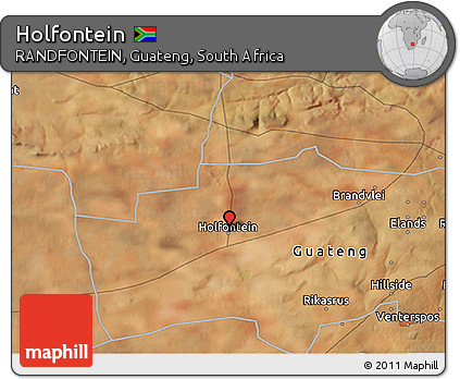 Satellite 3D Map of Holfontein