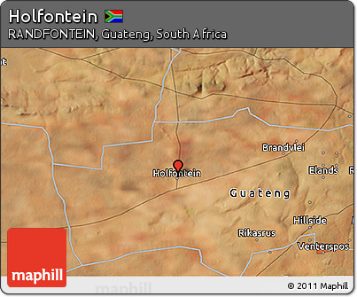 Satellite 3D Map of Holfontein