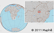 Gray Location Map of Brenthurst