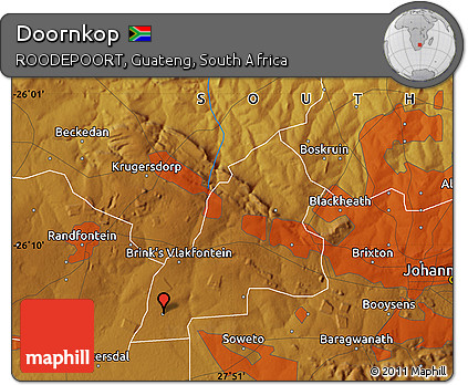 Physical Map of Doornkop