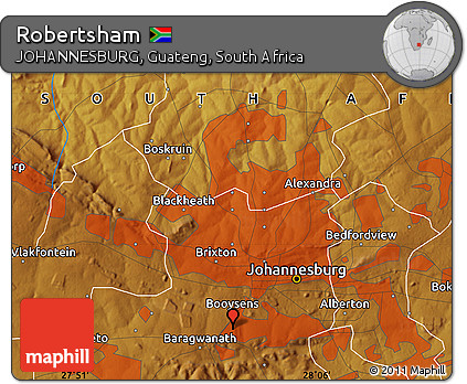 Physical Map of Robertsham