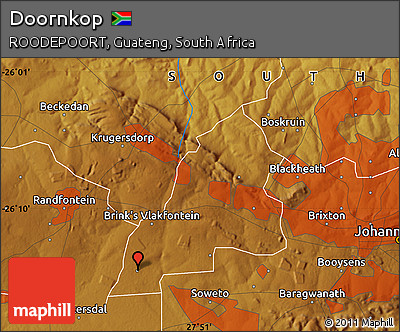 Physical Map of Doornkop