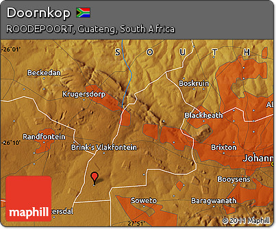 Physical Map of Doornkop