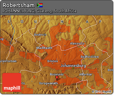 Physical Map of Robertsham