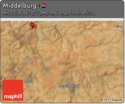 Satellite 3D Map of Middelburg