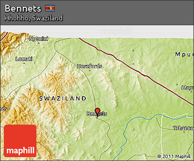 Physical 3D Map of Bennets