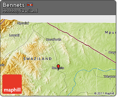 Physical 3D Map of Bennets