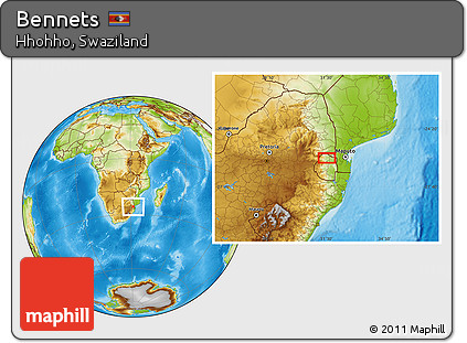 Physical Location Map of Bennets