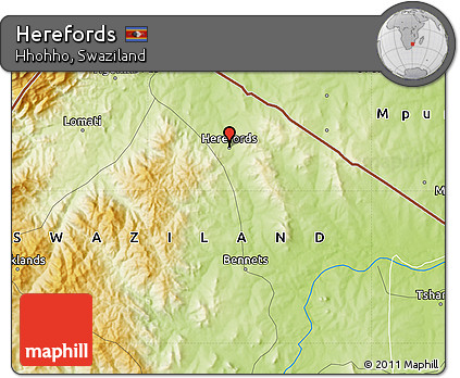 Physical Map of Herefords