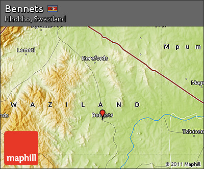 Physical Map of Bennets