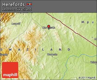 Physical Map of Herefords