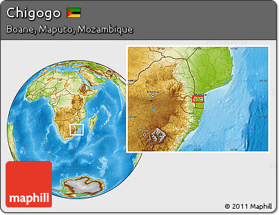 Physical Location Map of Chigogo