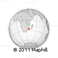 Outline Map of the Area around 26° 1' 26" S, 37° 28' 30" E, rectangular outline