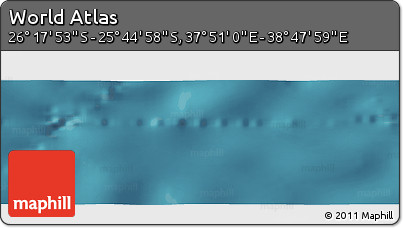 Satellite Panoramic Map of the Area around 26° 1' 26" S, 38° 19' 30" E