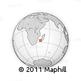 Outline Map of the Area around 26° 1' 26" S, 40° 52' 30" E, rectangular outline