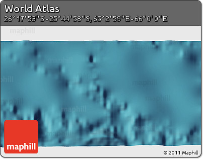 Satellite 3D Map of the Area around 26° 1' 26" S, 65° 31' 30" E
