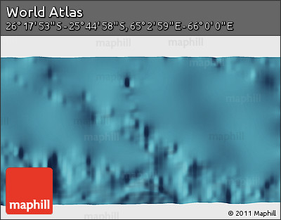 Satellite 3D Map of the Area around 26° 1' 26" S, 65° 31' 30" E