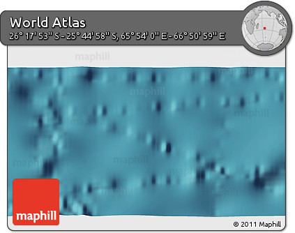 Satellite 3D Map of the Area around 26° 1' 26" S, 66° 22' 30" E