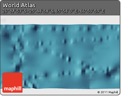 Satellite 3D Map of the Area around 26° 1' 26" S, 66° 22' 30" E