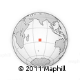 Outline Map of the Area around 26° 1' 26" S, 74° 52' 30" E, rectangular outline
