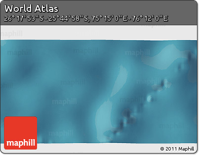 Satellite 3D Map of the Area around 26° 1' 26" S, 75° 43' 29" E