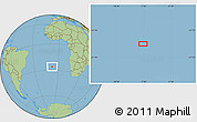 Savanna Style Location Map of the area around 26° 1' 26" S, 7° 34' 30" W