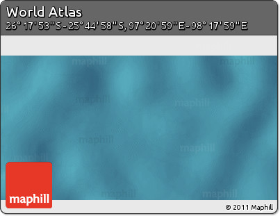 Satellite 3D Map of the Area around 26° 1' 26" S, 97° 49' 29" E