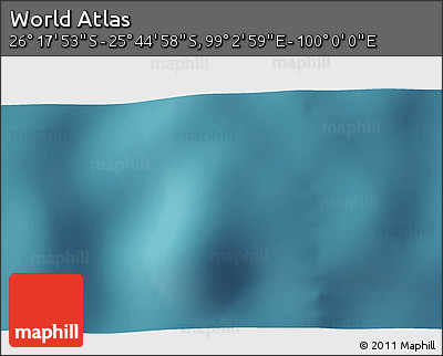 Satellite 3D Map of the Area around 26° 1' 26" S, 99° 31' 30" E