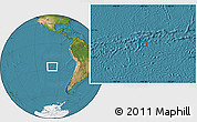 Satellite Location Map of the area around 26° 30' 51" S, 100° 13' 29" W