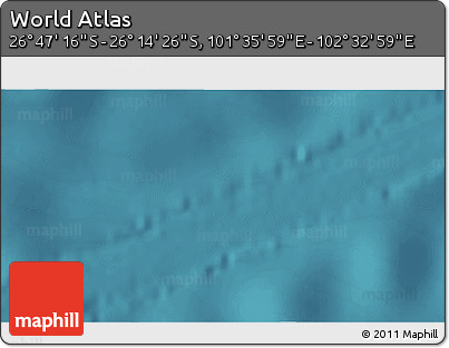 Satellite 3D Map of the Area around 26° 30' 51" S, 102° 4' 29" E