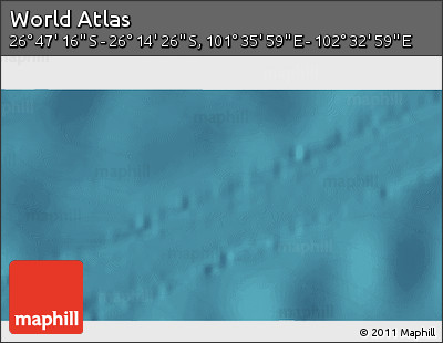 Satellite 3D Map of the Area around 26° 30' 51" S, 102° 4' 29" E