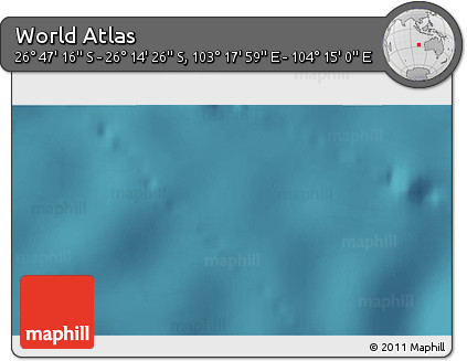 Satellite 3D Map of the Area around 26° 30' 51" S, 103° 46' 30" E