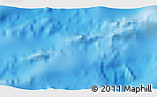 Physical 3D Map of the area around 26° 30' 51" S, 107° 1' 30" W