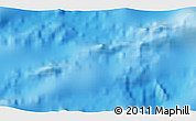 Shaded Relief 3D Map of the area around 26° 30' 51" S, 107° 1' 30" W