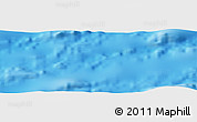 Physical Panoramic Map of the area around 26° 30' 51" S, 107° 52' 30" W