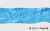 Shaded Relief Panoramic Map of the area around 26° 30' 51" S, 107° 52' 30" W
