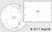 Blank Location Map of the area around 26° 30' 51" S, 108° 43' 29" W