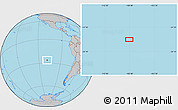 Gray Location Map of the area around 26° 30' 51" S, 108° 43' 29" W