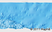 Physical 3D Map of the area around 26° 30' 51" S, 113° 49' 29" W