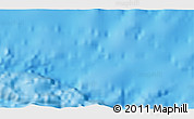 Shaded Relief 3D Map of the area around 26° 30' 51" S, 113° 49' 29" W