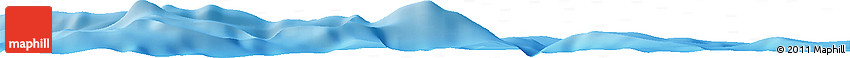Shaded Relief Horizon Map of the Area around 26° 30' 51" S, 113° 49' 29" W