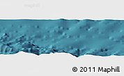 Satellite Panoramic Map of the area around 26° 30' 51" S, 113° 49' 29" W