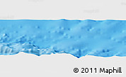 Shaded Relief Panoramic Map of the area around 26° 30' 51" S, 113° 49' 29" W