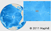 Shaded Relief Location Map of the area around 26° 30' 51" S, 114° 40' 30" W